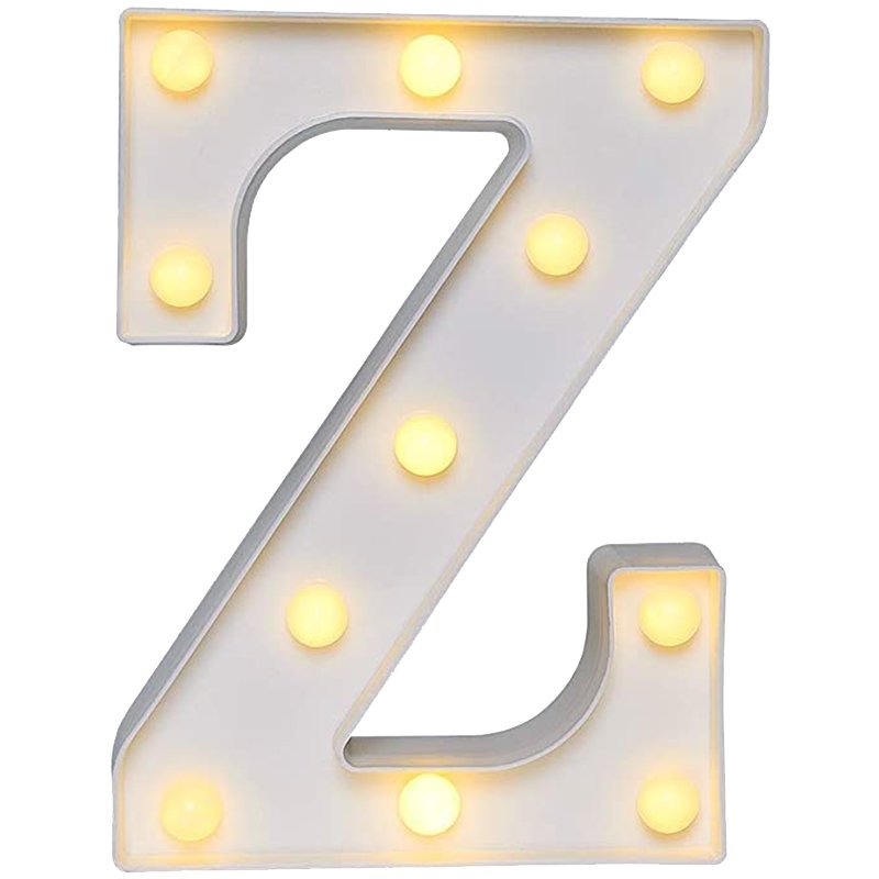 LAMPARA LETRA Z