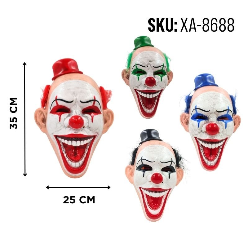 MASCARA PAYASO SOMB V/COLO BX240