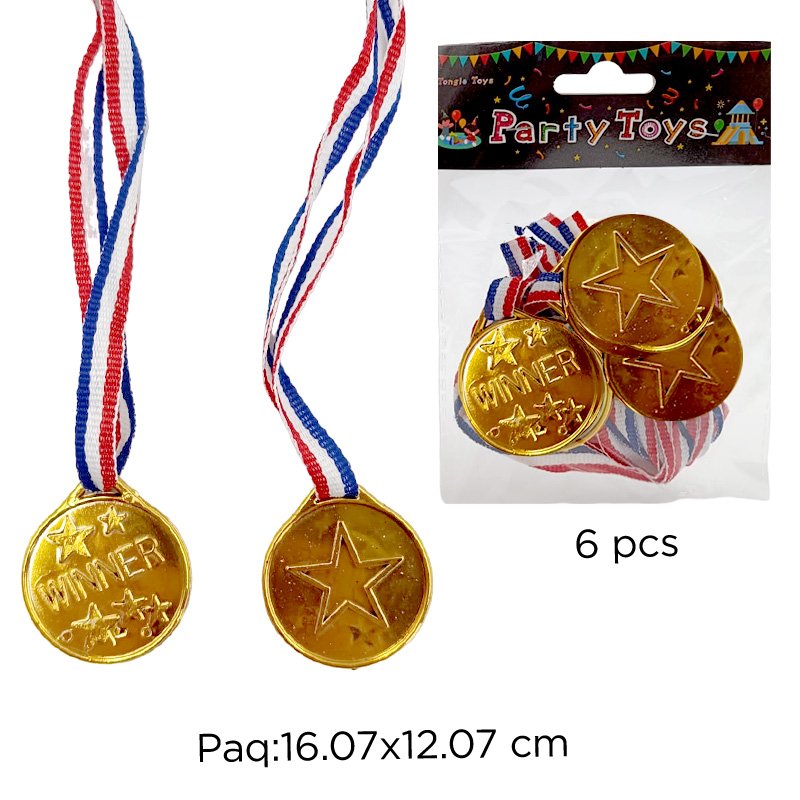 MEDALLA DORADA X6PZS X240B