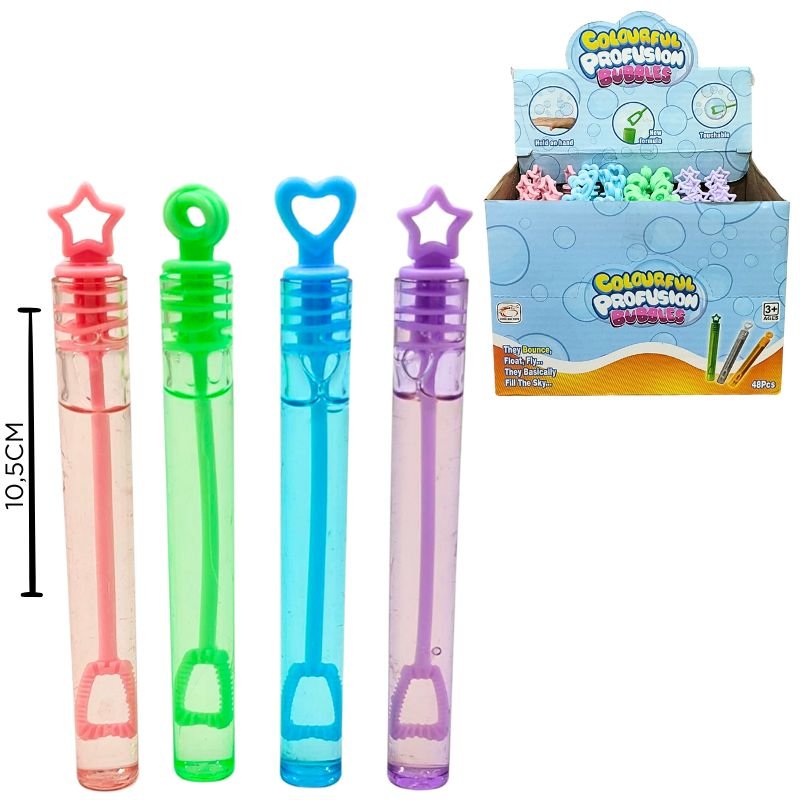 MINI BURBUJA COR/CIR/SURTIDAS C/48 X2304B