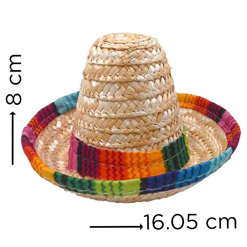 MINI SOMBRERO MEXICANO X500B