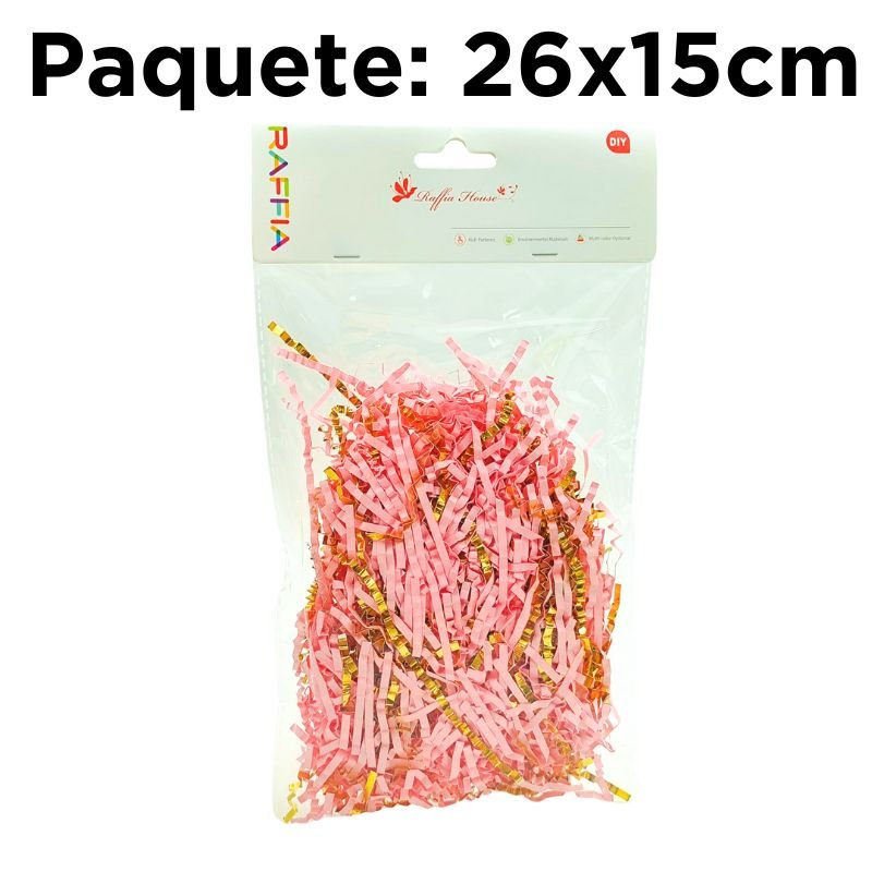 PAPEL PICADO ROSA/DORADO XU X400B