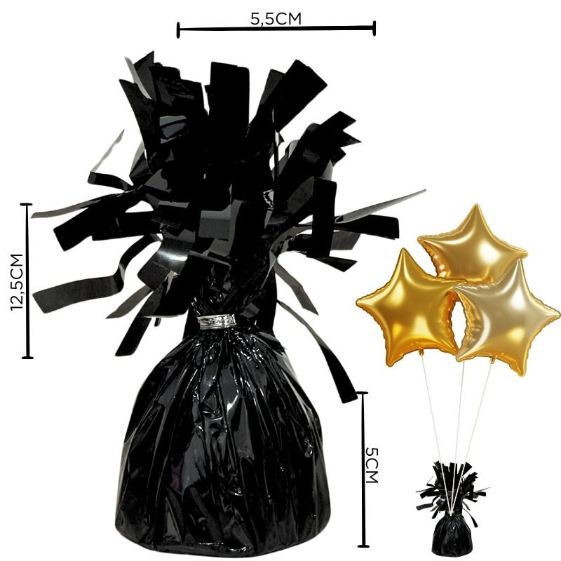 PESO GLOBO TRIANG. NEGRO X96B