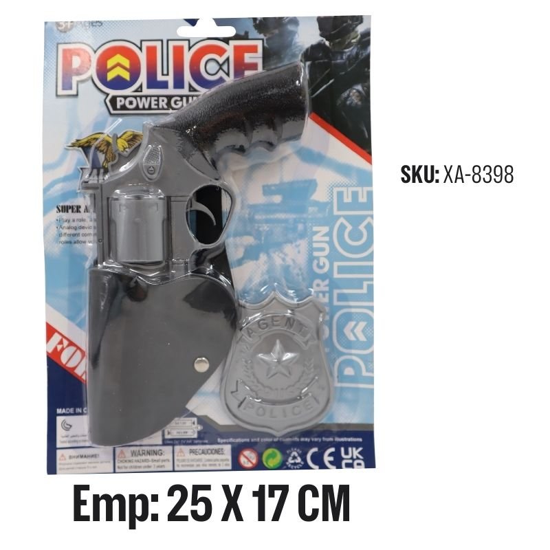 PISTOLA POLICIA 3PCS BX216