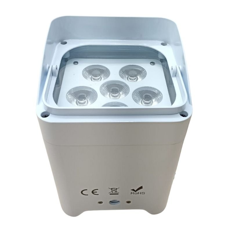 REFLECTOR BLANCO LED 6 LUCES 20X13CM BX6