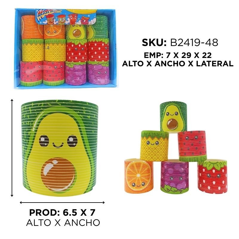 RESORTE MAG. FRUTAS XU/CX12 /BX40