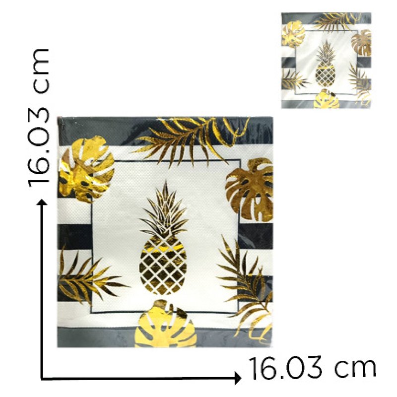 SERVILLETA PIÑA X20PCS X300B
