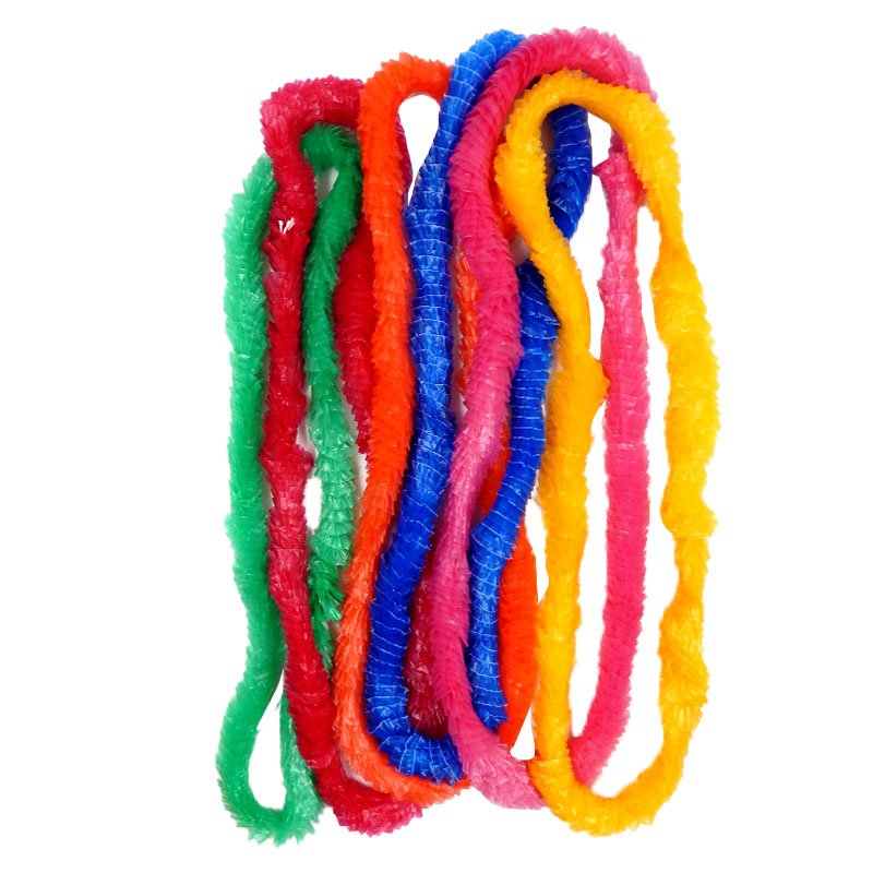 SET COLLAR HAWAIANO PLAST. X12PCS