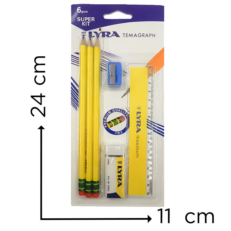 SET ESCOLAR HB2 X6PCS