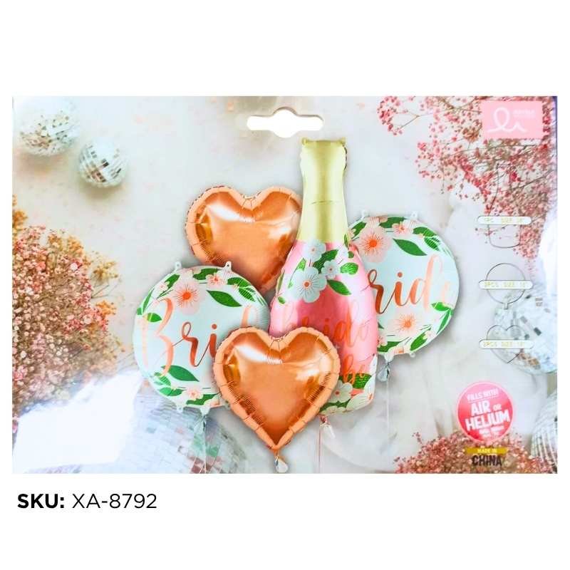 SET GLOBOS BRIDE 5PCS XU X300B