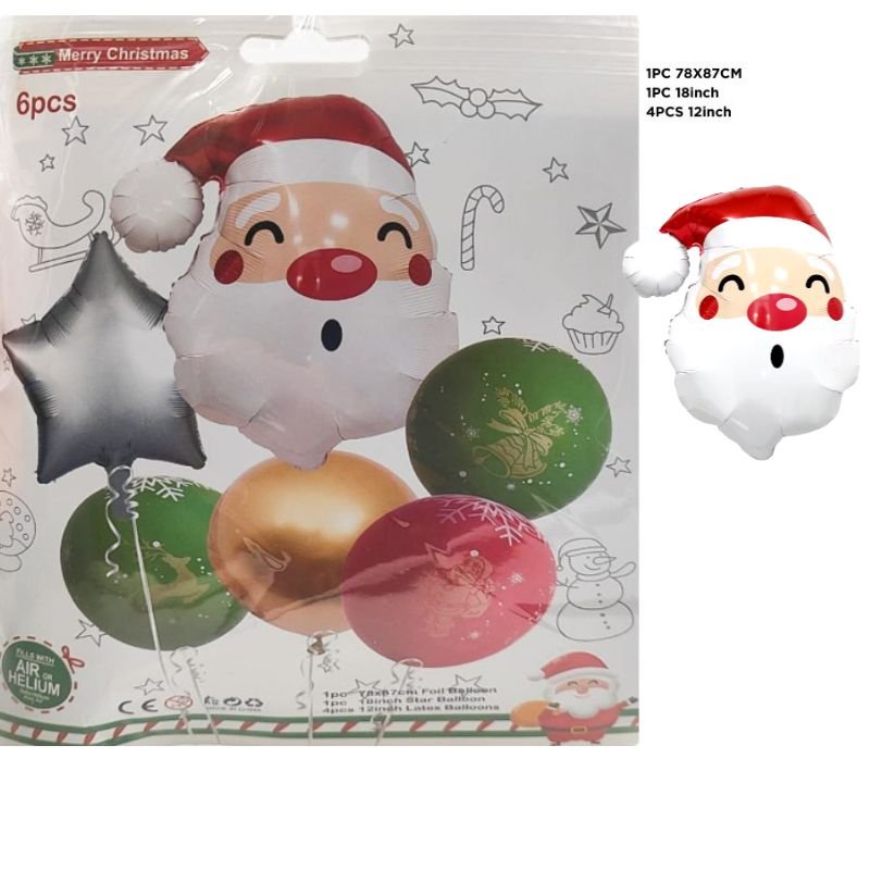 SET GLOBOS NAV PAPÁ NOEL XU X500B