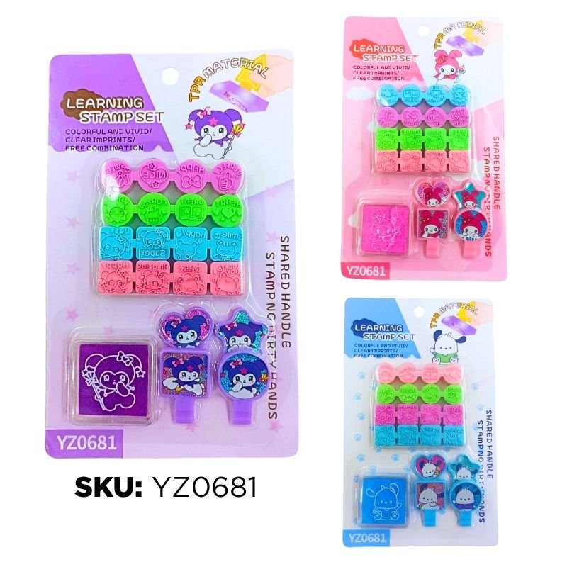SET MINI SELLOS PERSONAJES XU CX24 BX288