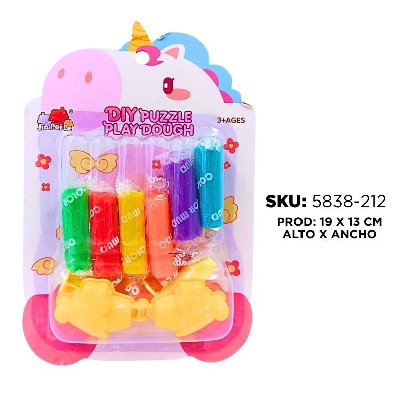 SET PLASTILINA UNICORNIO XU BX24