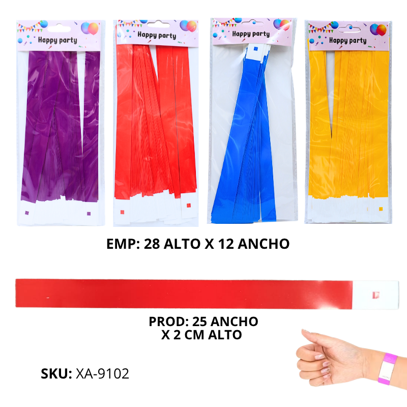 SET PULSERAS COLORES X80PCS X360B