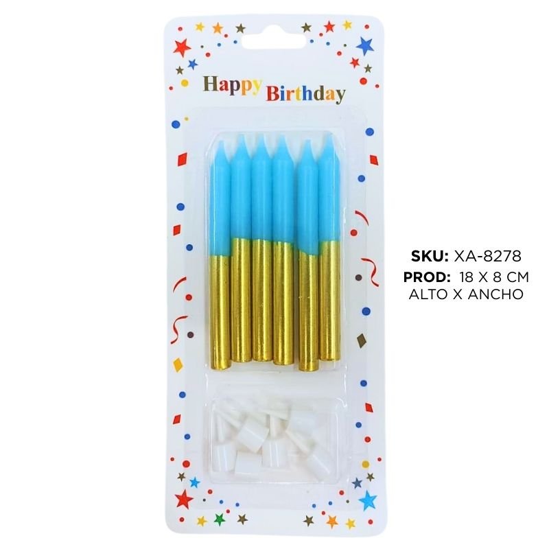 SET VELA CELE/ DORA. 6PCS X288B