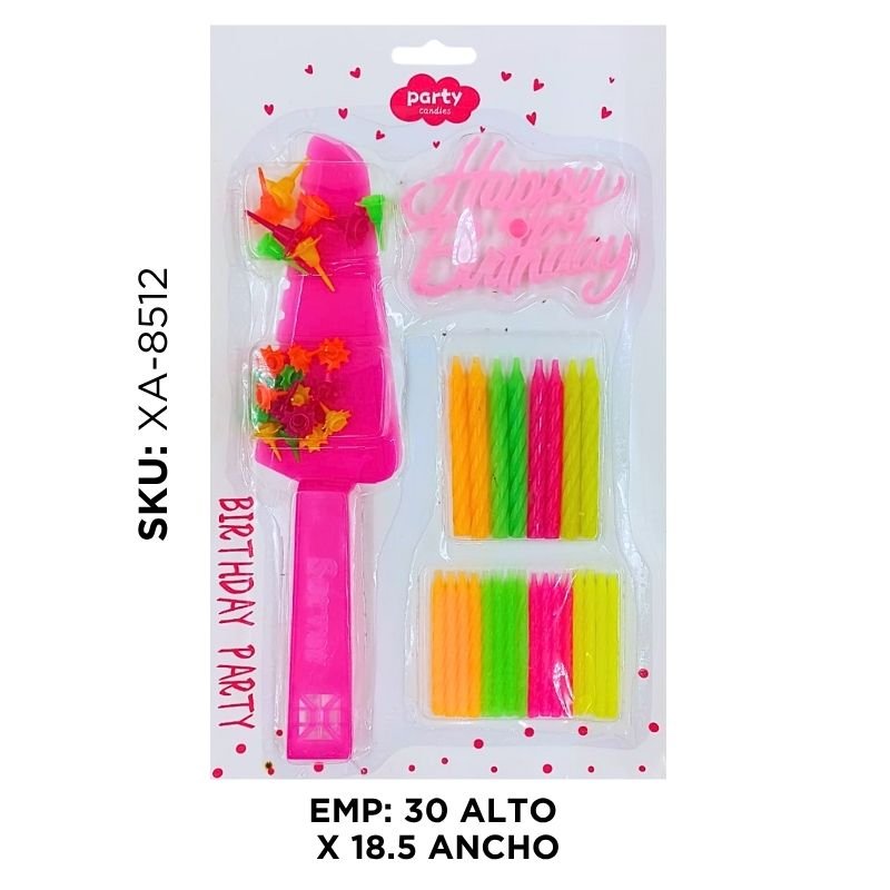 SET VELAS H/B C/CUCHILLO BX144