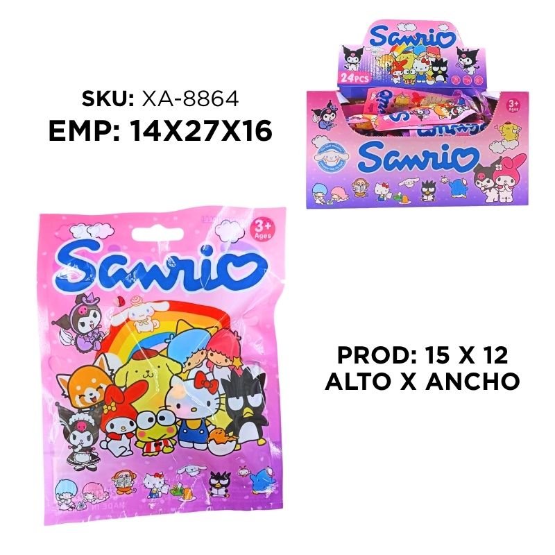 SOBRE SORPRESA SANRIO XU CX24 BX30