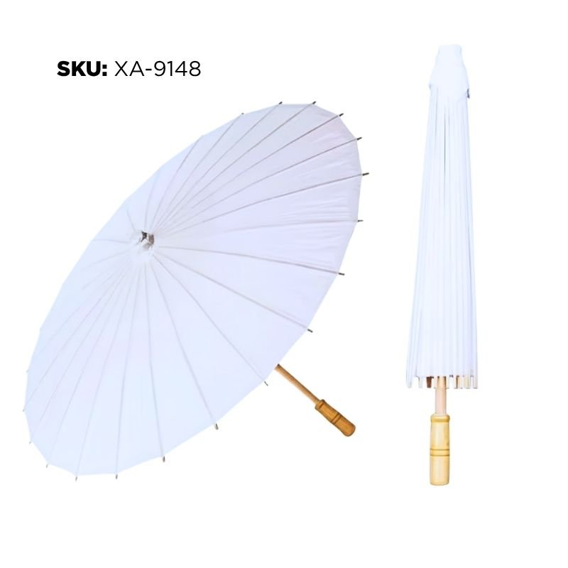 SOMBRILLA CHINA PAPEL BLANCA XU X300B