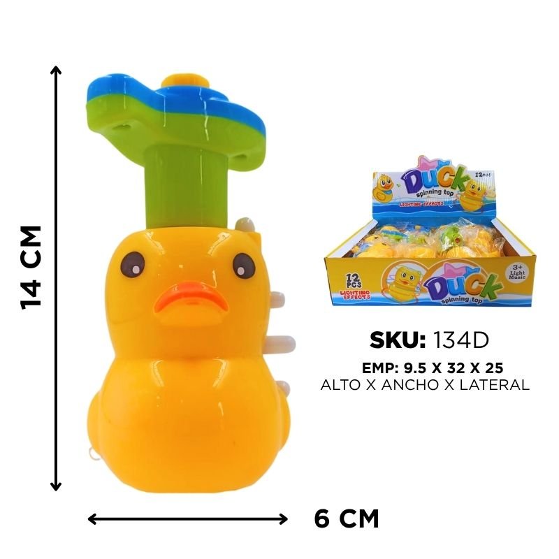SPINNING PATITO C/LUCES CX12 BX40