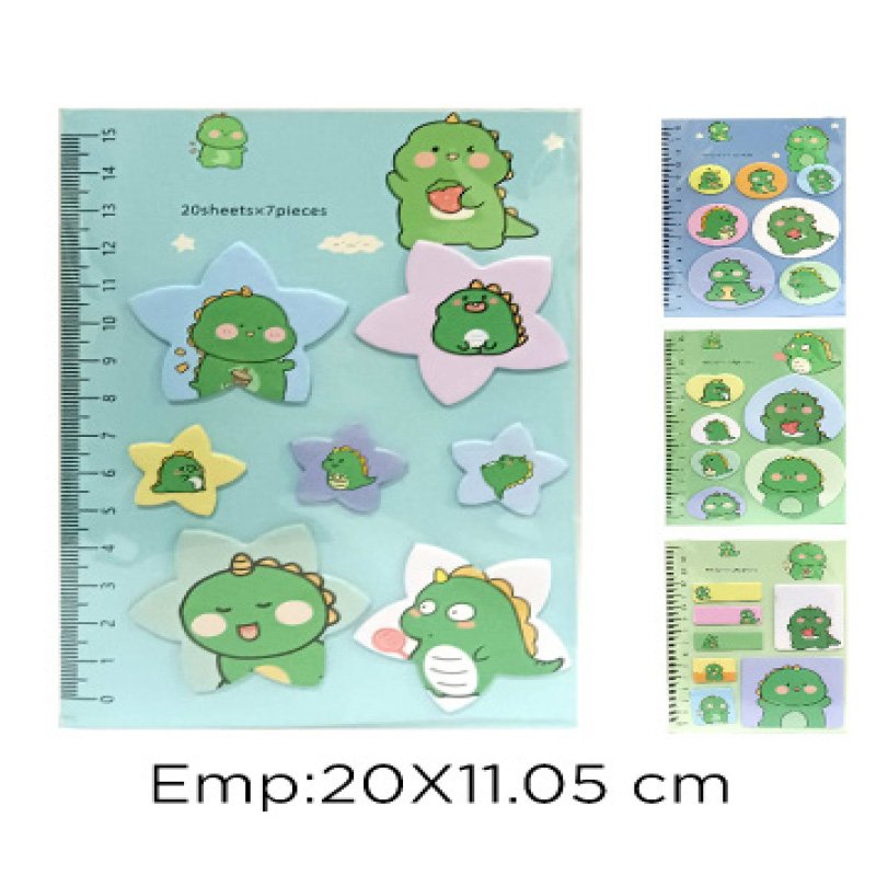 STICKERS DINO BEBE XU X720B