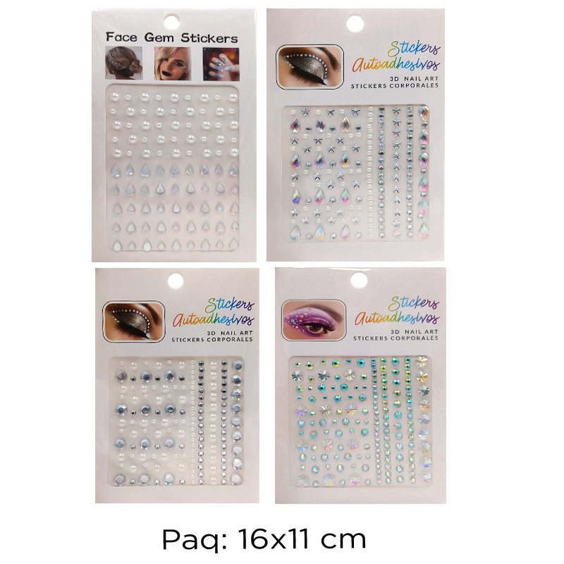 STICKERS PIEDRA/PERLAS XU X2400B