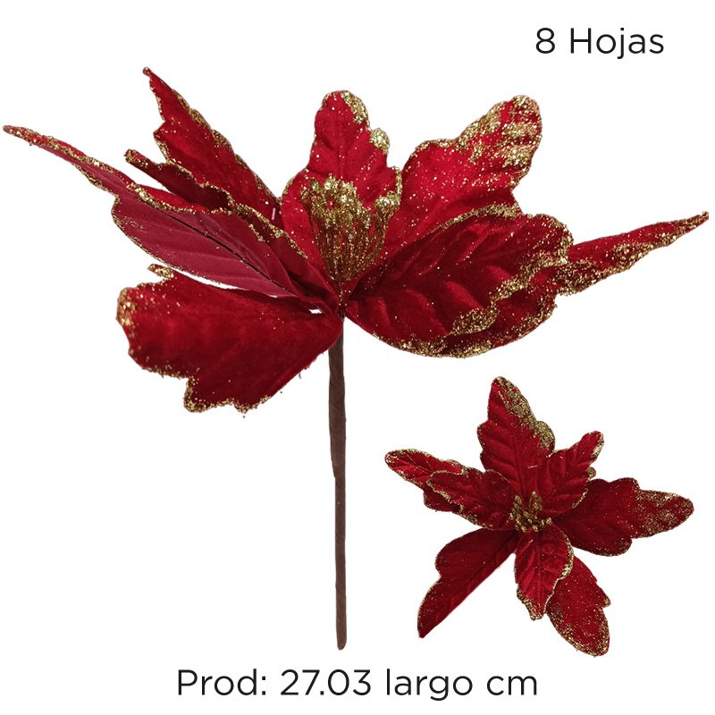ADOR. FLOR ROJA ESCARCHADA X720B