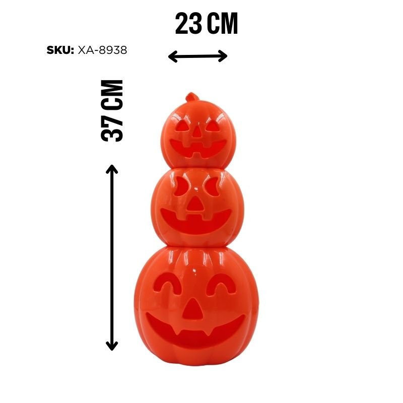 TRIPLE CALABAZA C/LUZ BX21
