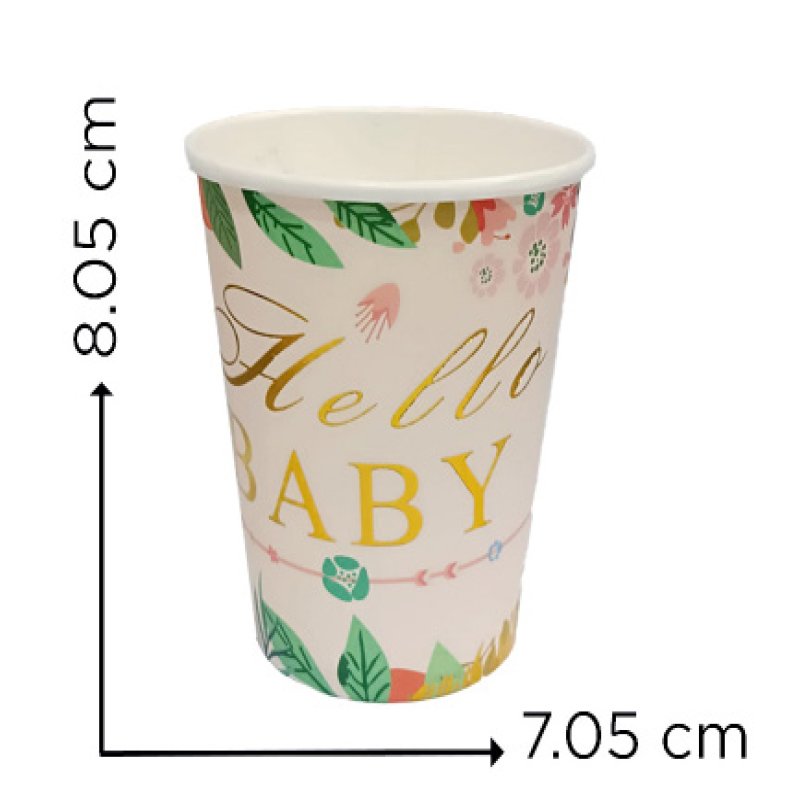 VASO CART. HELLO BABY X10 X300B