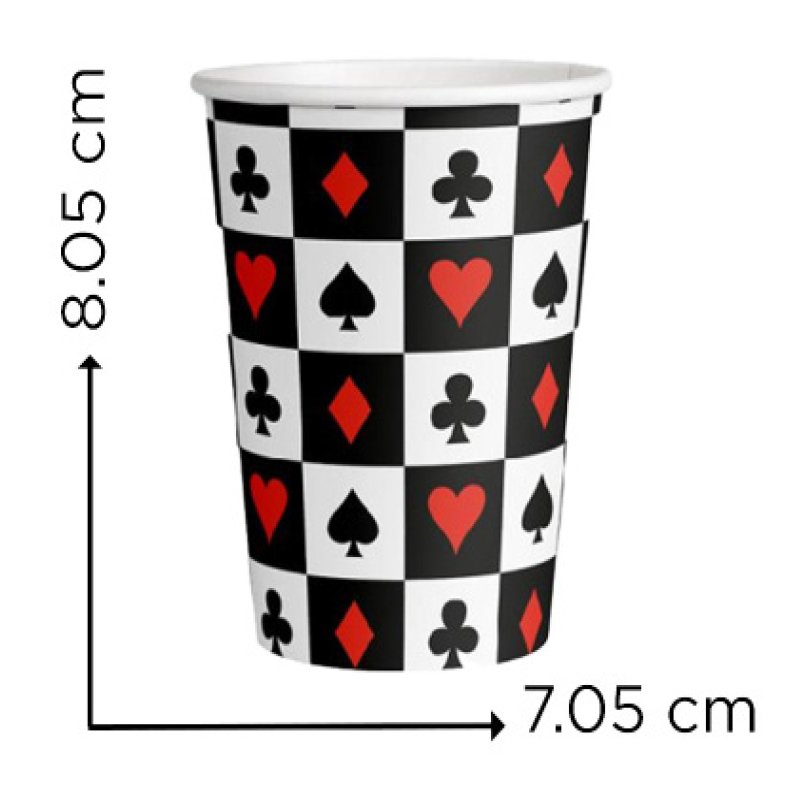 VASO CART. CASINO X10 X300B