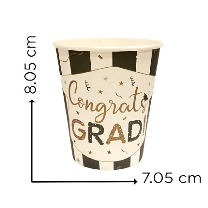 VASO CART. CONGRATS GRAD X10 X300B