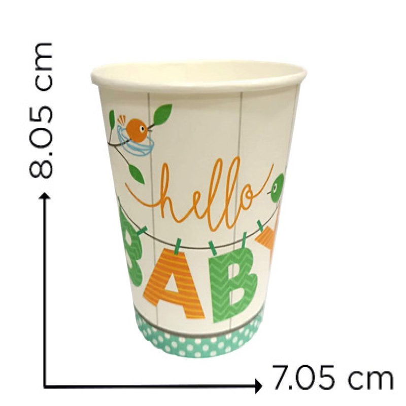VASO CART. HELLO BABY CEL/ X10 X300B