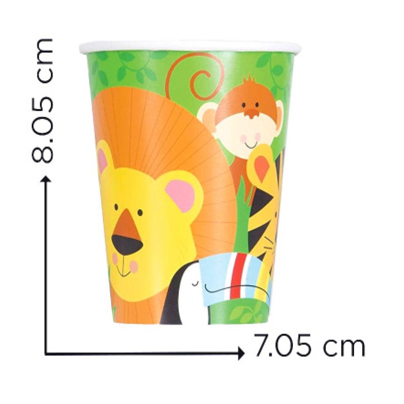 VASO CART. SAFARI VERDE X10 X300B