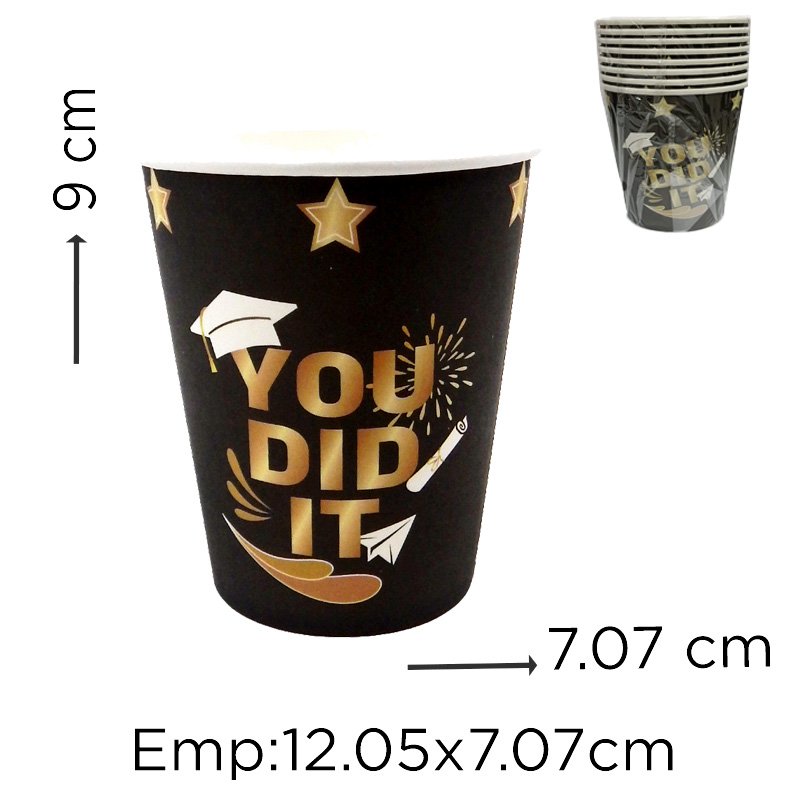 VASO GRAD YOU DID IT 9OZ