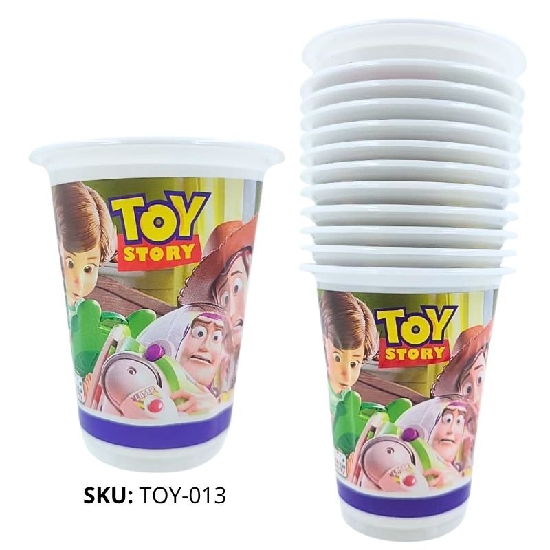 VASOS PLAST. TOY STORY X12 U