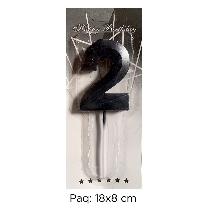 VELA #2 NEGRO RELIEVE XU X720B