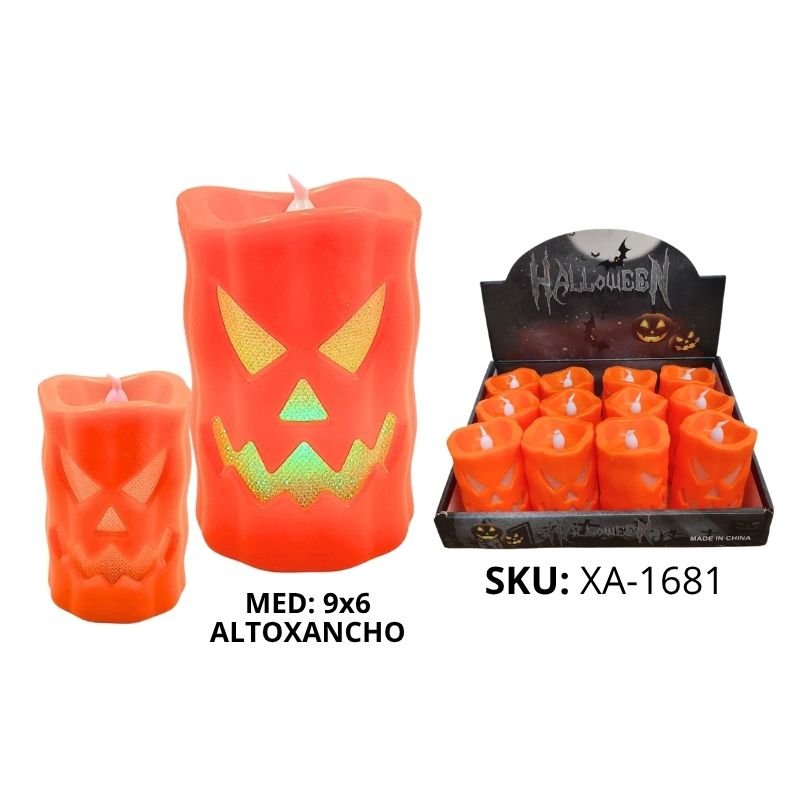 VELA CALABAZA LUZ X480B