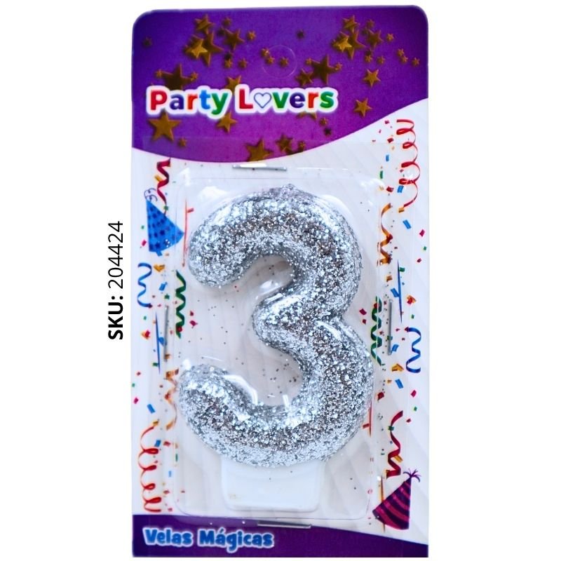 VELA ESC #3 PLATA MAGIC