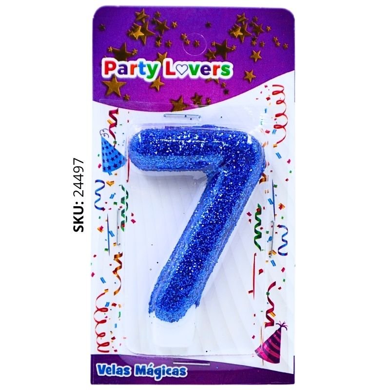 VELA ESC. #7 AZUL MAGIC