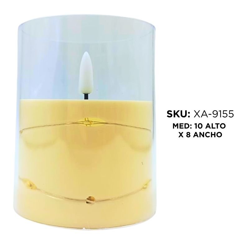 VELA LED PQ. BLANCA XU X120B