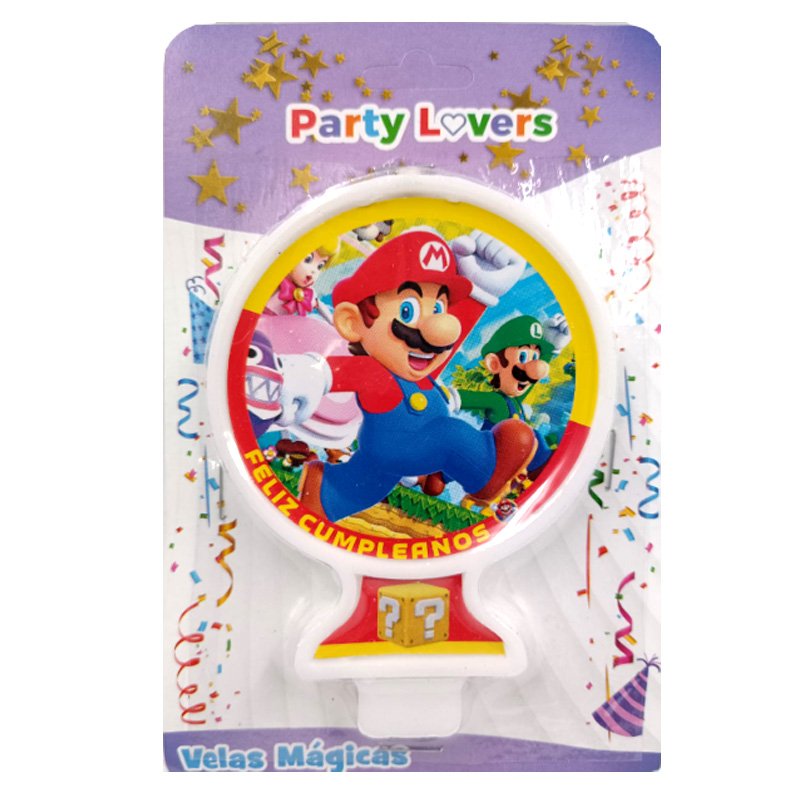 VELA MAGICA MARIO BROS