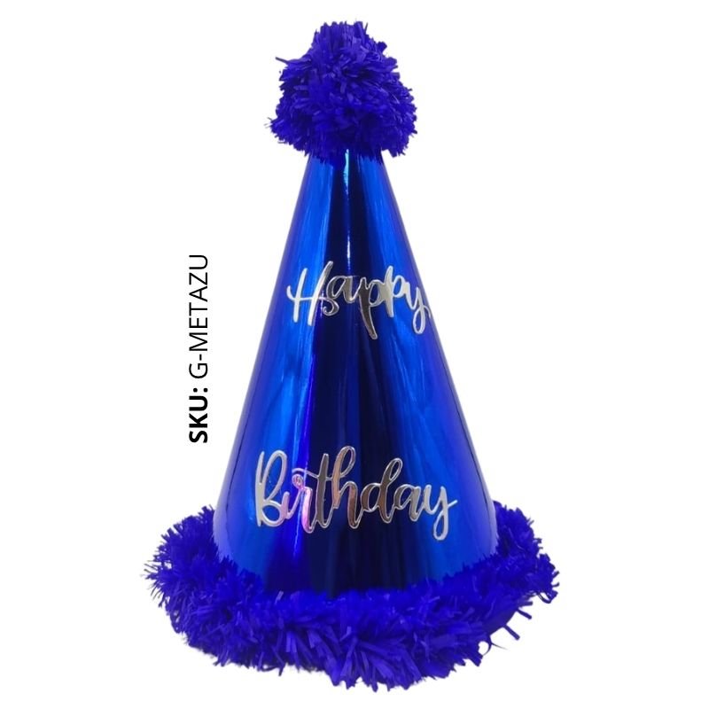GORRO HB METALIZADO AZUL