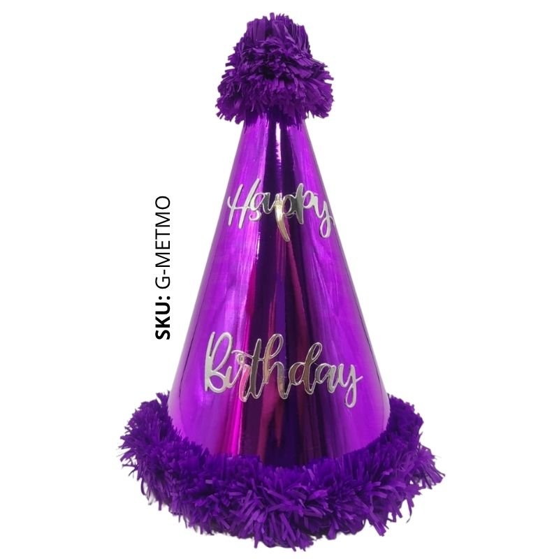 GORRO HB METALIZADO MORADO