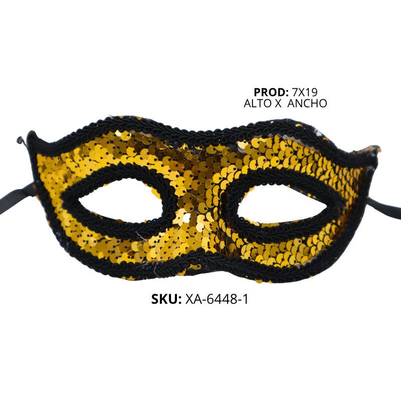 ANTIFAZ HALLOWEEN DORADO X600B