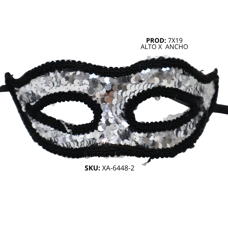ANTIFAZ HALLOWEEN PLATEADO X600B