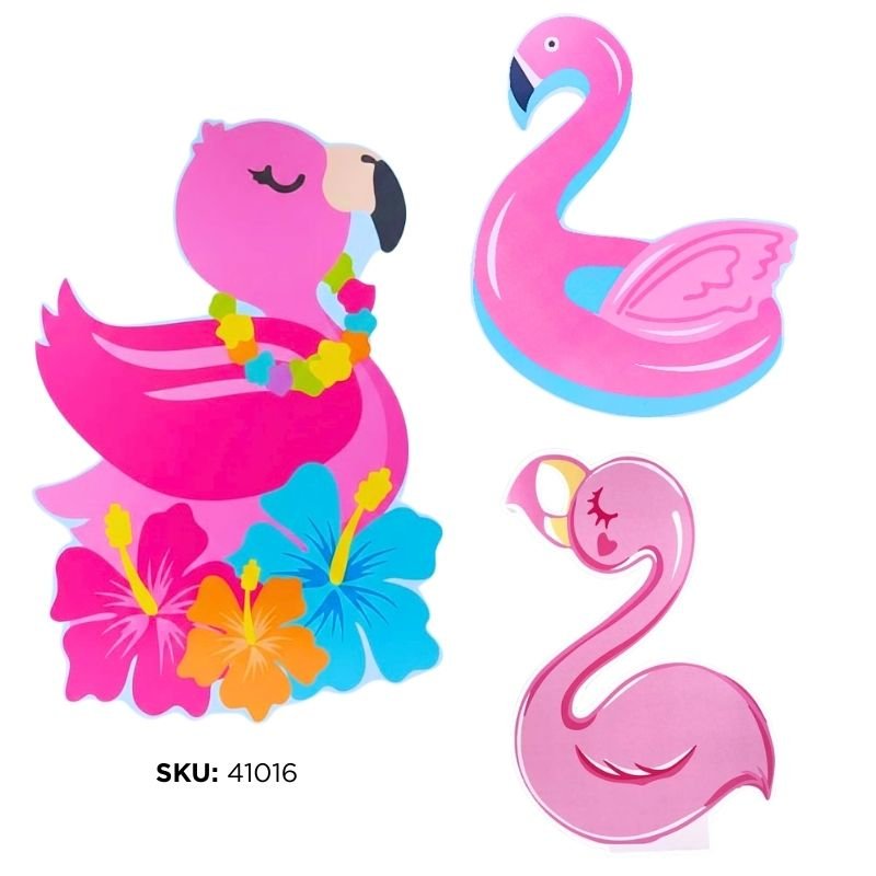 APLIQUE PLUM. FLAMINGO 2 MOD. XU