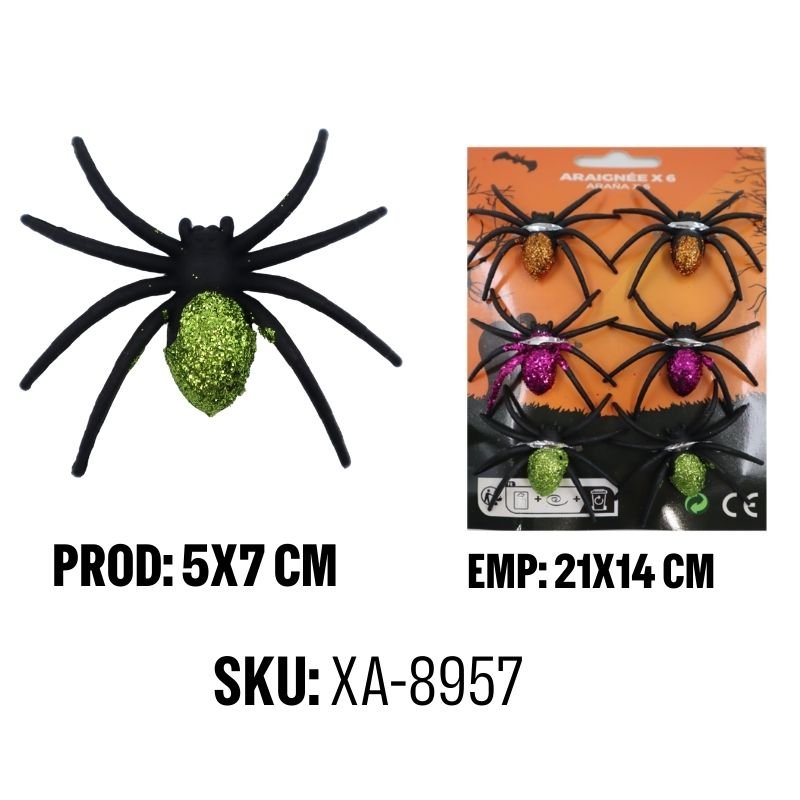 ARAÑA ESCARCHADA 6PCS FDAX12 BX240