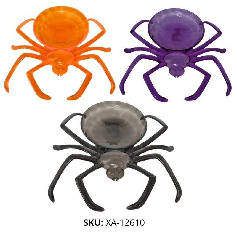 ARAÑA PLASTICA DE COLORES X 144B