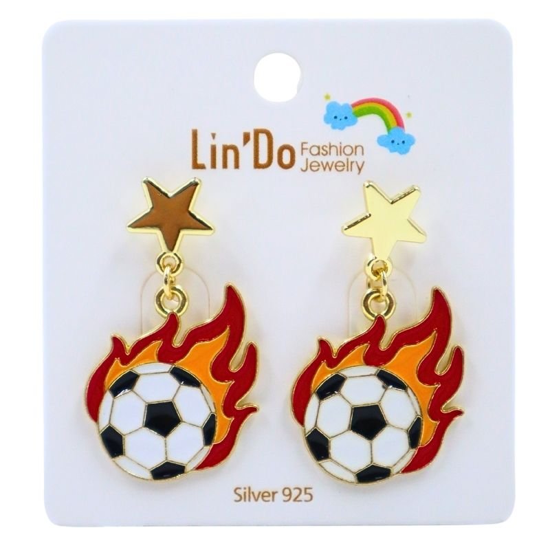 ARETES DE BALON DE FUTBOL XU