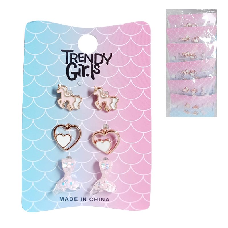 ARETES UNICORN/COL SIRENA