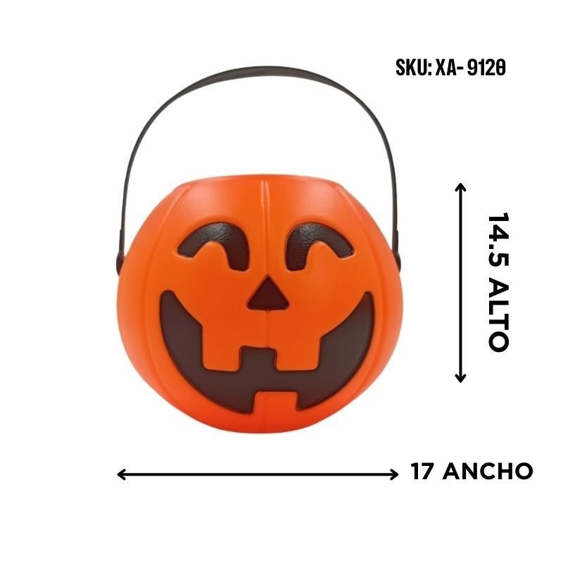 BALDE CALABAZA PLAST.11CM BX60